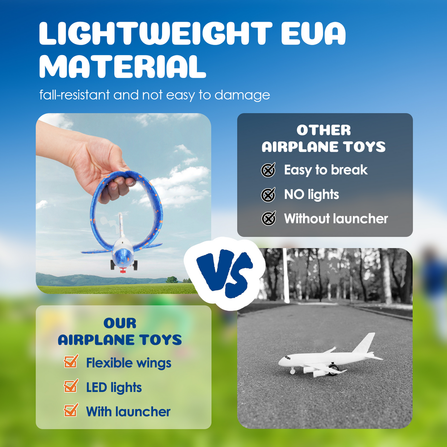 Photo of the Outdoor Airplane glider toy